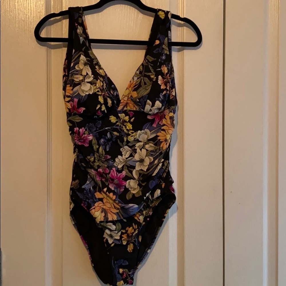 Floral Ruffled Swimsuit